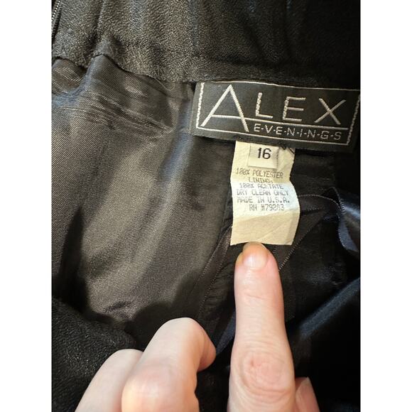 Vintage Alex Evenings long black skirt - Picture 4 of 4